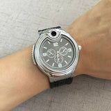 Cigarette Lighters Cool Unique Cigar Lighter Watch for Men Novelty Refillable Butane