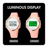 Findtime Outdoor Sport Watches for Women Alarm Clock Waterproof LED Digital Watch