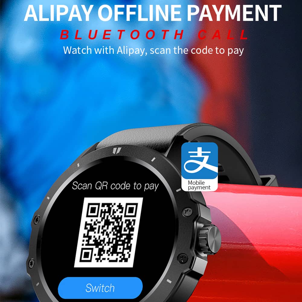 Findtime Smart Watch Blood Pressure Monitor Heart Rate SpO2 Monitoring Bluetooth Calling
