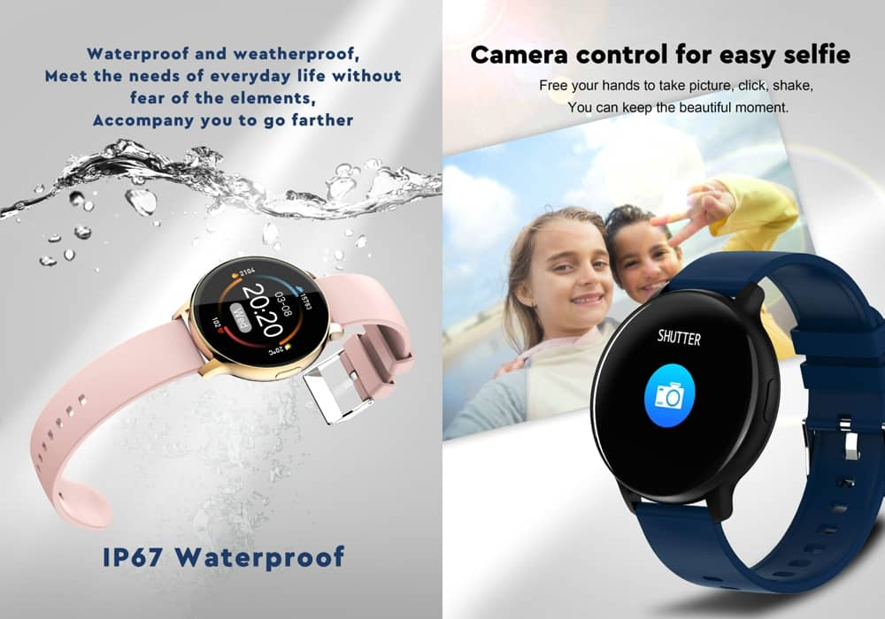Findtime Smart Watch Blood Pressure SpO2 Heart Rate Monitoring Bluetooth Calling