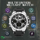Findtime Skull Digital Watch for Men Unique Military Watches LED Backlight Waterproof Sport Outdoor