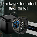 Findtime Skull Digital Watch for Men Unique Military Watches LED Backlight Waterproof Sport Outdoor