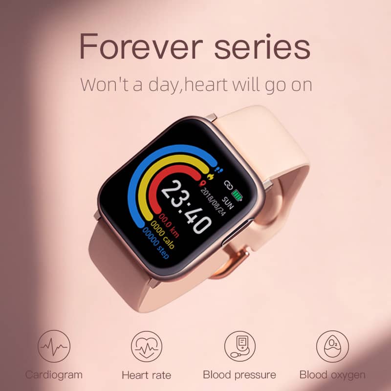 Findtime Smart Watch for Women ECG Blood Pressure Blood Oxygen Heart Rate Monitor