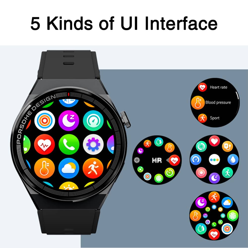 Findtime Smart Watch with ECG Monitoring Bluetooth Calling NFC AI Voice Assistant