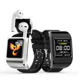 Findtime Smartwatch with Earbuds Blood Pressure Monitor Heart Rate Blood Oxygen