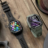 Findtime Military Smart Watch with Blood Pressure Heart Rate Monitor 3ATM Waterproof