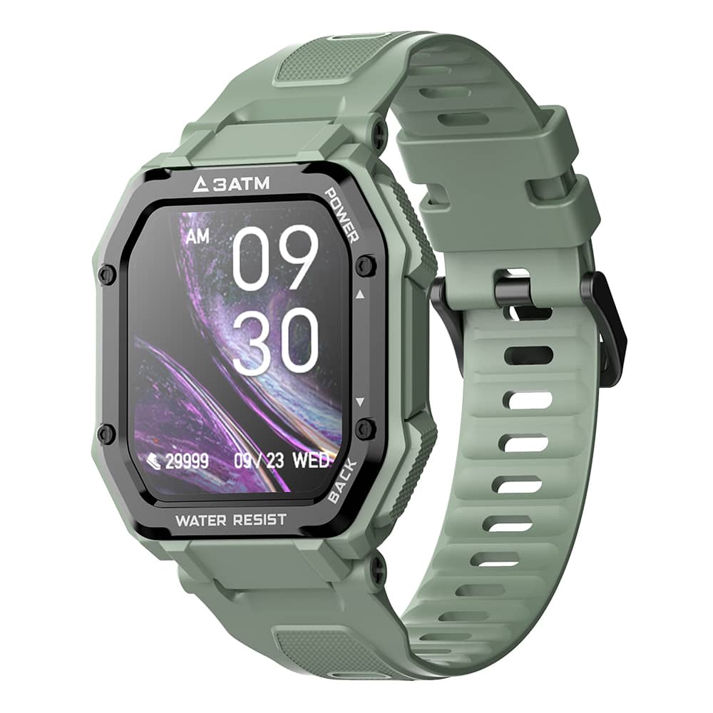 Findtime Military Smart Watch with Blood Pressure Heart Rate Monitor 3ATM Waterproof