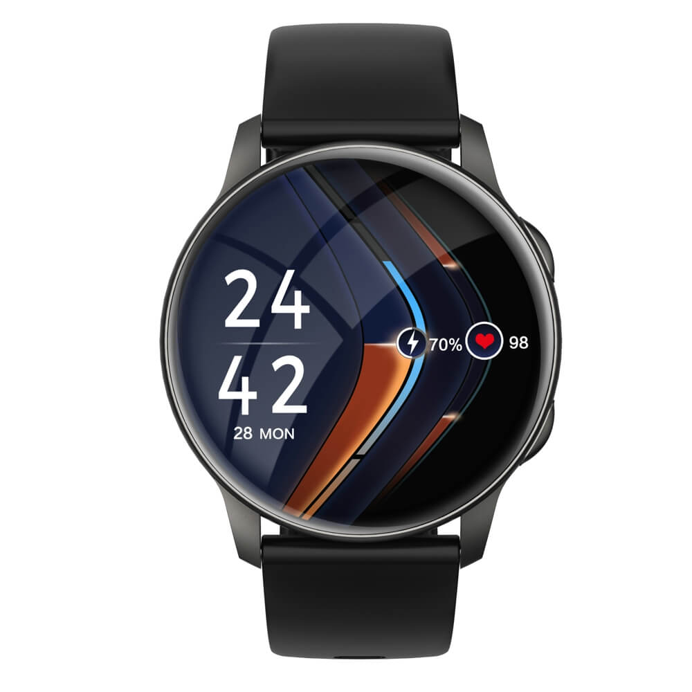 AMOLED Smart Watch Heart Rate Blood Pressure Blood Oxygen Monitor Magnetic Charge Menstrual Cycle - Findtime