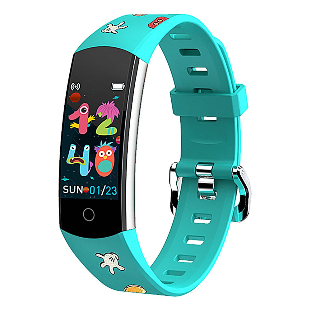 Kids Fitness Tracker with Heart Rate Sleep Blood Pressure Blood Oxygen Monitor Temperature Monitoring IP67 Waterproof Smart Bracelet