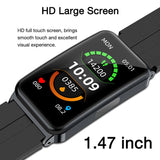 Findtime ECG Fitness Tracker with Blood Pressure Monitor Blood Glucose Heart Rate SpO2 Body Temperature