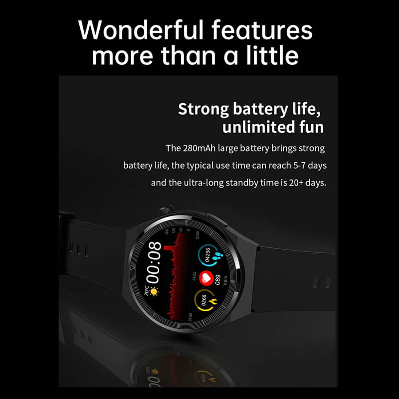 Findtime Blood Pressure Smart Watch Blood Oxygen Heart Rate Monitor Body Temperature with Bluetooth Calling