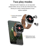 Findtime Smart Watch with Earbuds for Android Phone and iPhone