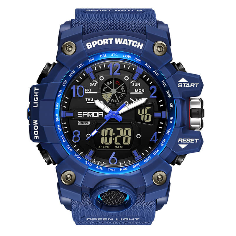 Findtime Mens Sport Watch Waterproof Military Watch Tactical Digital Watch