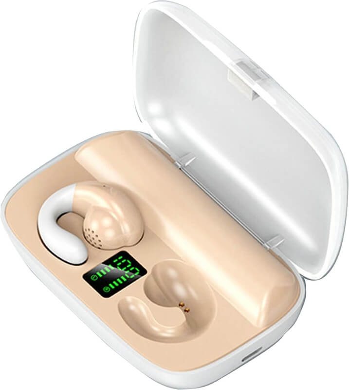 Auriculares inalámbricos con ganchos para la oreja Mini auriculares de conducción ósea 