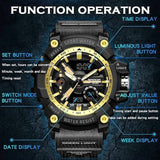 Findtime Mens Sports Watch Digital Watches for Men Military Watch Waterproof Watches for Men Rugged Watch with LED Backlight Alarm Stopwatch