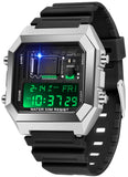 Findtime Square Digital Watch Unique Military Watches Waterproof Sport Wristwatch Fashion Tactical Watches Casual LED Stopwatch Alarm Wrist Watch for Men Women