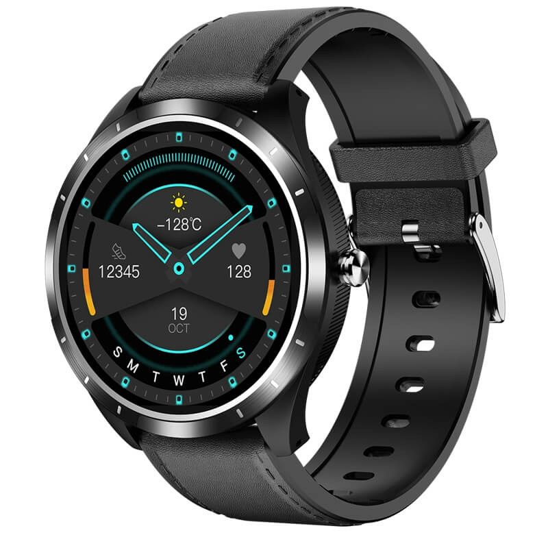Findtime Smartwatch S68 Black Leather