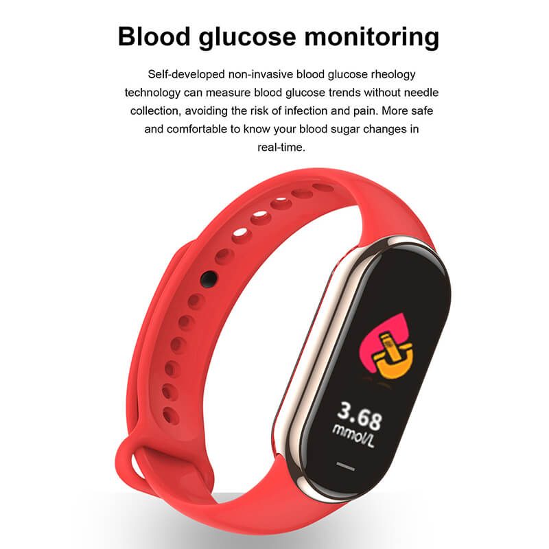Findtime Fitness Tracker S9 Blood glucose monitoring