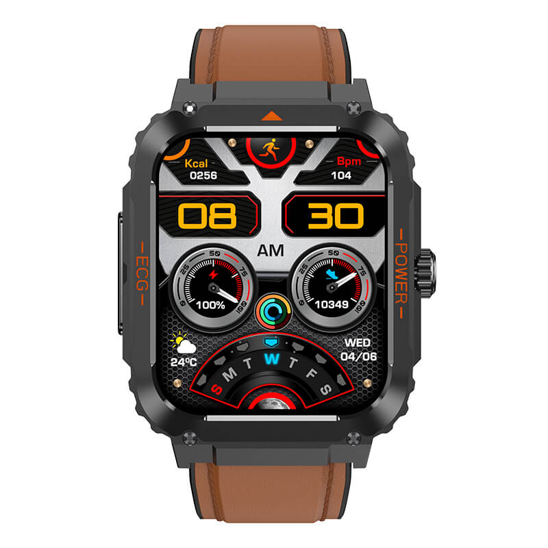 Findtime Smartwatch S63 Brown Leather