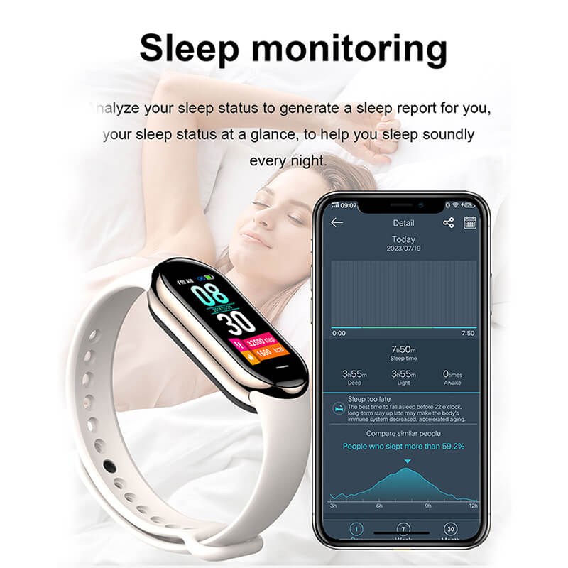 Findtime Fitness Tracker S9 Sleep monitoring