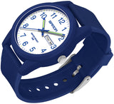 Findtime Day Date Watches for Men Easy Read Dial with Luminous Analog Second Hand Gold Arabic Numerals Waterproof White Silicone Band