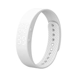 T5S Non-Bluetooth Fitness Tracker Watch Pedometer Digital Step Counter Calorie Counter Distance Activity Tracker Alarm LED Fitness Watch IP65 Water Resistance