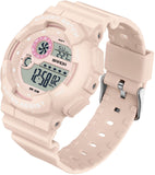 Findtiome Digital Watch Womens Sport Waterproof  Watches for Women with Alarm Stopwatch Hourly Chime LED Display -6114