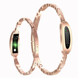 Fitness Tracker Smart Bracelet Fitness Bracelet for Women with Heart Rate Monitor Sleep Tracker Step Counter for Android iOS Silvery