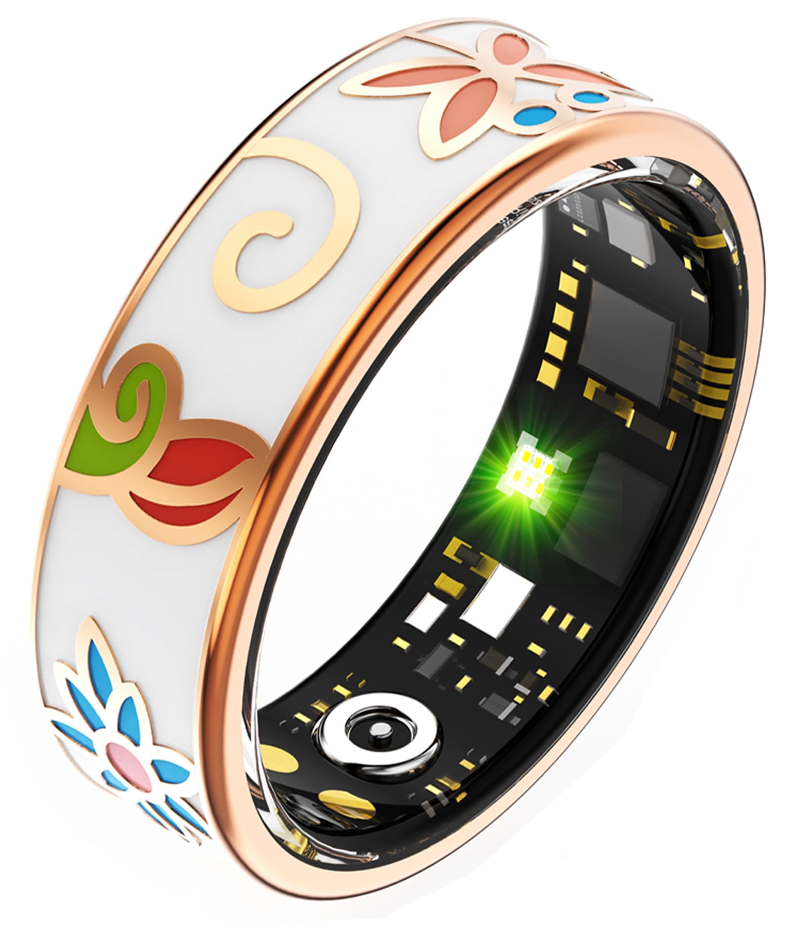 Health Rings For Women Men,Smart Ring With Heart Rate,Blood Oxygen
