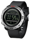 Findtime Men's Military Watches for Men Tactical ABC Digital Watch Outdoor Sports Altimeter Barometer Compass Thermometer Fitness Tracker Watch Step Counter Dual Time Stopwatch Countdown Waterproof Wristwatch