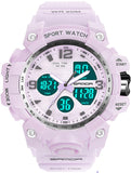 Findtime Digital Watch Womens, Black Reloj para Mujer Waterproof Sports Running Watches for Women with 24 Hour Dual Time Stopwatch