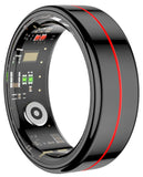Smart Ring for Men Women Fitness Tracker Ring Health Smart Rings Heart Rate Monitor Sleep Tracker Calorie Step Counter Gesture Control Multi-Sport Modes Waterproof Compatible with iOS Android Phones