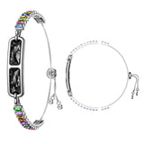 Smart Bracelet for Women Fitness Tracker Jewelry Fitness Bracelet Smart Band with Sleep Tracker Heart Rate Monitor Diamond for Android iOS