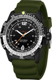 Findtime Solar Watch Mens Military Analog Watches Industrial Sport Waterproof Tactical Cool Designer Wrist Watch for Men Unidirectional Rotating Bezel Silicone Strap Alloy Case