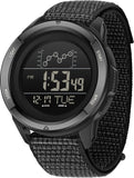 Findtime Military Watches for Men Tactical Digital Sport Watch Waterproof Army Outdoor Nylon Strap Electronic Mens Watch LED Luminous Alarm Stopwatch