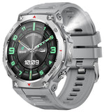 Smart Watch for Men Military Watches Heart Rate Monitor Sleep Tracking Bluetooth Calling Message Notifications Fitness Tracker Step Counter Outdoor Sports Flashlight Remote Camera Waterproof