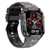 Military Watches Smart Watches Fitness Watch Fitness Tracker with Heart Rate Monitor Sleep Monitor Sports Modes Flashlight for Android iOS
