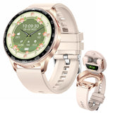 Smart Watch with Earbuds 2 in 1 Watch with Earbuds for Men Women with Heart Rate Monitor Sleep Tracker for Android iOS