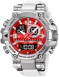Findtime Cool Designer Mens Watches Big Face Digital Sports Watch for Men with LED Backlight/Alarm/Date/Dual Time Zone/Stopwatch