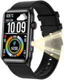 Fitness Tracker Smart Watch with LED Flashlight Bluetooth Call Sleep Monitor Step Calorie Counter Pedometer Activity Sport Watches for Women Men