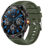 Smart Watch for Men Outdoor Smart Watches Blood Pressure Monitor Heart Rate Sleep Monitor Make/Answer Call Fitness Tracker Compass Pedometer Step Counter Waterproof Flashlight iOS Android Phones