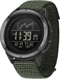 Findtime Military Watches for Men Tactical Digital Sport Watch Waterproof Army Outdoor Nylon Strap Electronic Mens Watch LED Luminous Alarm Stopwatch