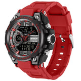 Findtime Military Watch Tactical Watches for Men Waterproof Rugged Outdoor Wristwatch Sports Mens Analog Digital 12/24H Big Face Large Dual Display LED Alarm Stopwatch