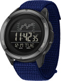 Findtime Military Watches for Men Tactical Digital Sport Watch Waterproof Army Outdoor Nylon Strap Electronic Mens Watch LED Luminous Alarm Stopwatch