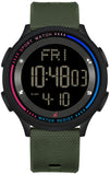 Findtime Sports Watches for Men Digital Waterproof Watch Alarm Clock Stopwatch Countdown Calendar Tactical Mens Watch Running Outdoor Relojes para Hombres Hiking Dual Time