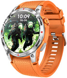 GPS Smart Watches for Men,Rugged Sport Fitness Watch for Outdoor,Workouts,Exercise with Compass,Bluetooth Calling,5ATM Waterproof,100+ Sport Modes,Compatible for Android iOS