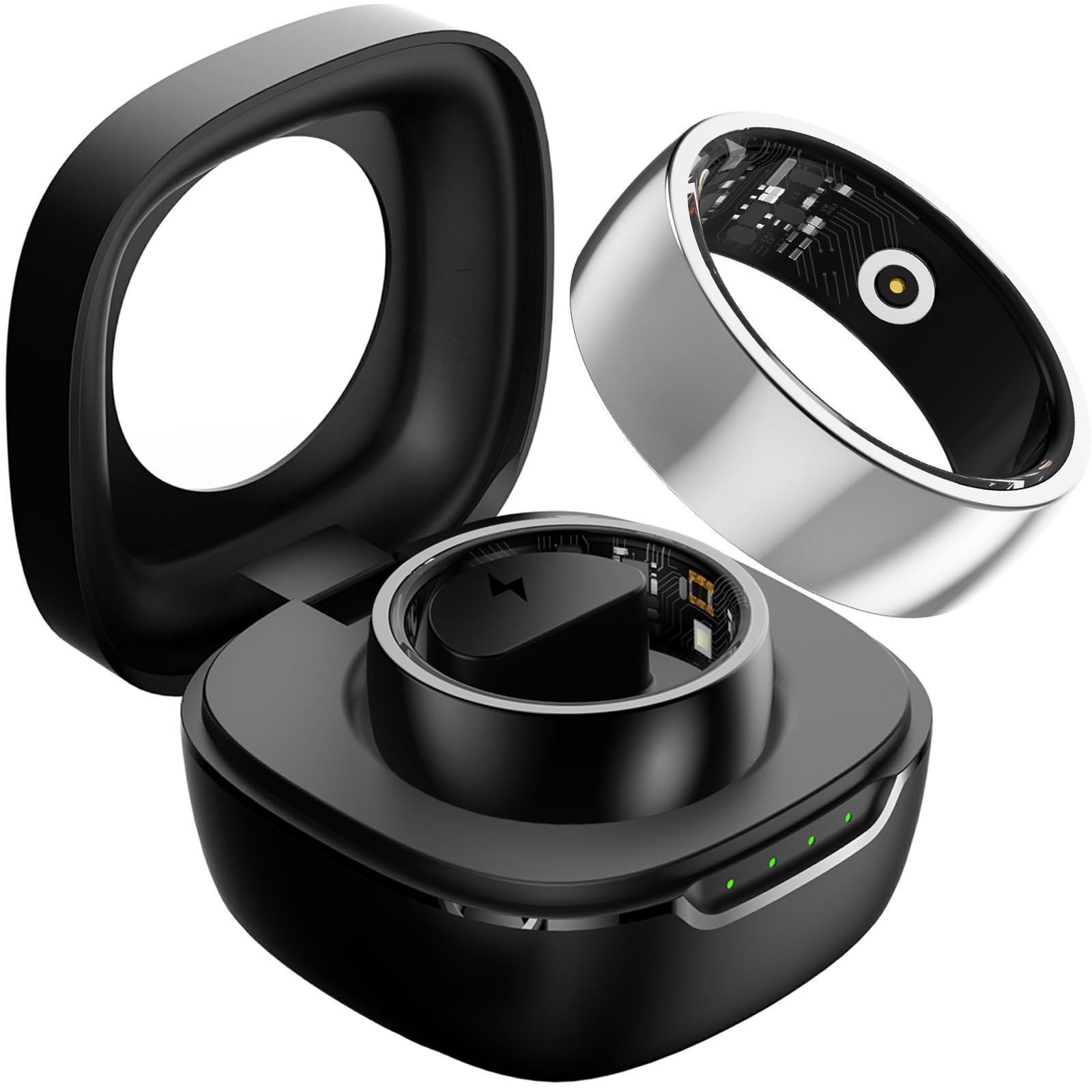 Smart Ring für Herren Damen - 2025 AI Fitness Tracker 5 ATM Wasserdicht Smart Ring für Herren Damen - 2025 AI Fitness Tracker 5 ATM Wasserdicht