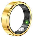 Smart Rings Ultra Thin Health Ring Heart Rate Sleep Rings Remote Control Scrolling Ring Scroller Step Counter Waterproof Smart Rings