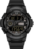 Findtime Men Analog Digital Sports Watch, Large Face Dual Display 5ATM Waterproof Stopwatch for Men Military Outdoor Tactical Army Wristwatch LED 12/24H