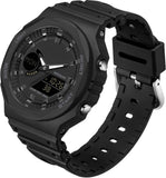 Findtime Black Unisex Watches Digital, Watches for Men Women Waterproof Sports Electronic Men's Wristwatches